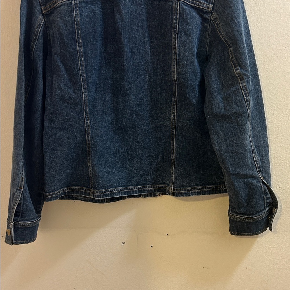 Jones New York Dark Blue Denim Jacket* - Picture 10 of 10